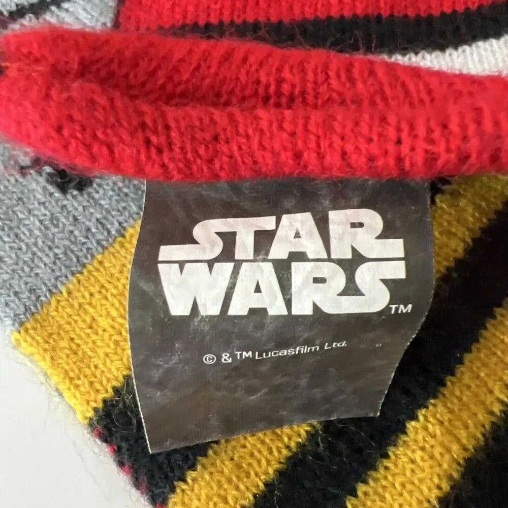 Star Wars Rebel Pilot X-Wing Fighter Knit Winter Scarf Neck Warmer Lucas Film